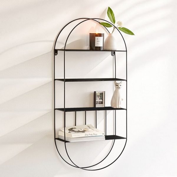 Oval Metal Bookcase