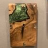 Epoxy Chestnut Wall Clock