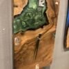 Epoxy Chestnut Wall Clock
