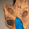 Epoxy Walnut Wall Clock