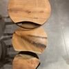 Walnut Epoxy Coffee Table Set