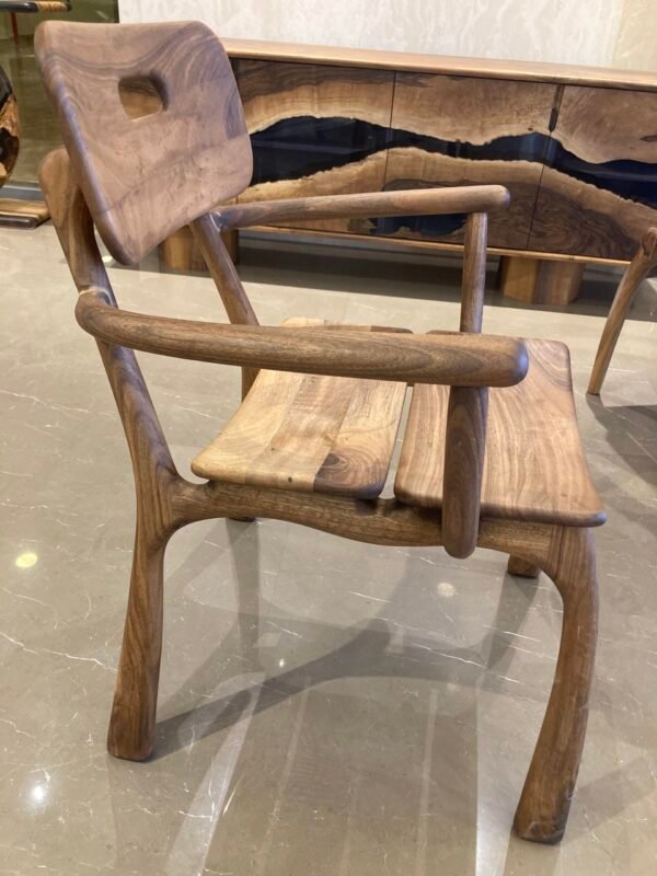 Wooden Handmade Chair With Arms