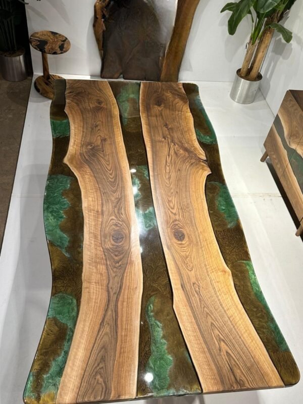 Walnut Ala Epoxy Table