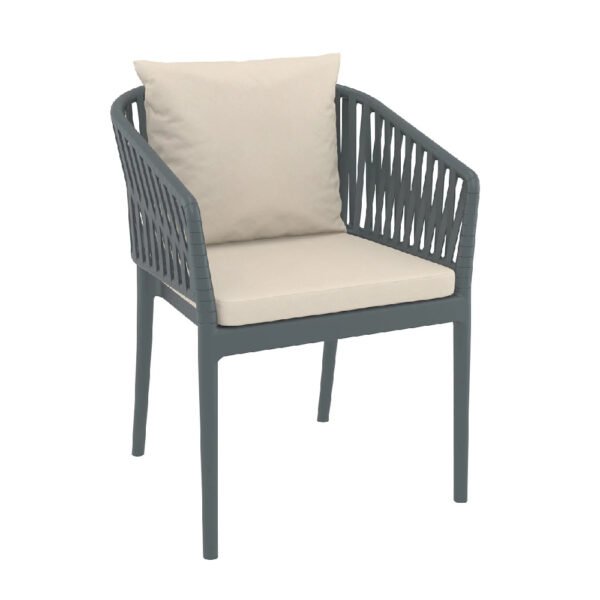 Portofino İndoor&Outdoor ArmChair With Backrest Cushion