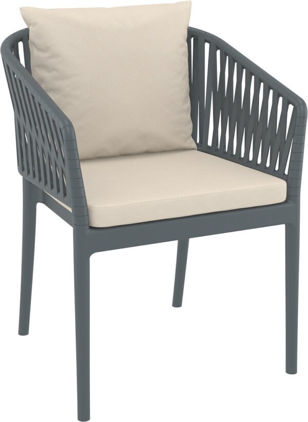 Portofino İndoor&Outdoor ArmChair With Backrest Cushion