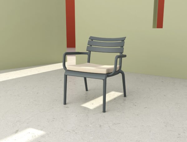 Paris Lounge Armchair With Cushion