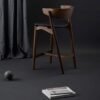 Napoli Handmade Black Bar Chair 75 Cm