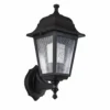 Asz Optical Square Wall Sconce Black