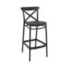 Cross İndoor&Outdoor Bar Chair 75