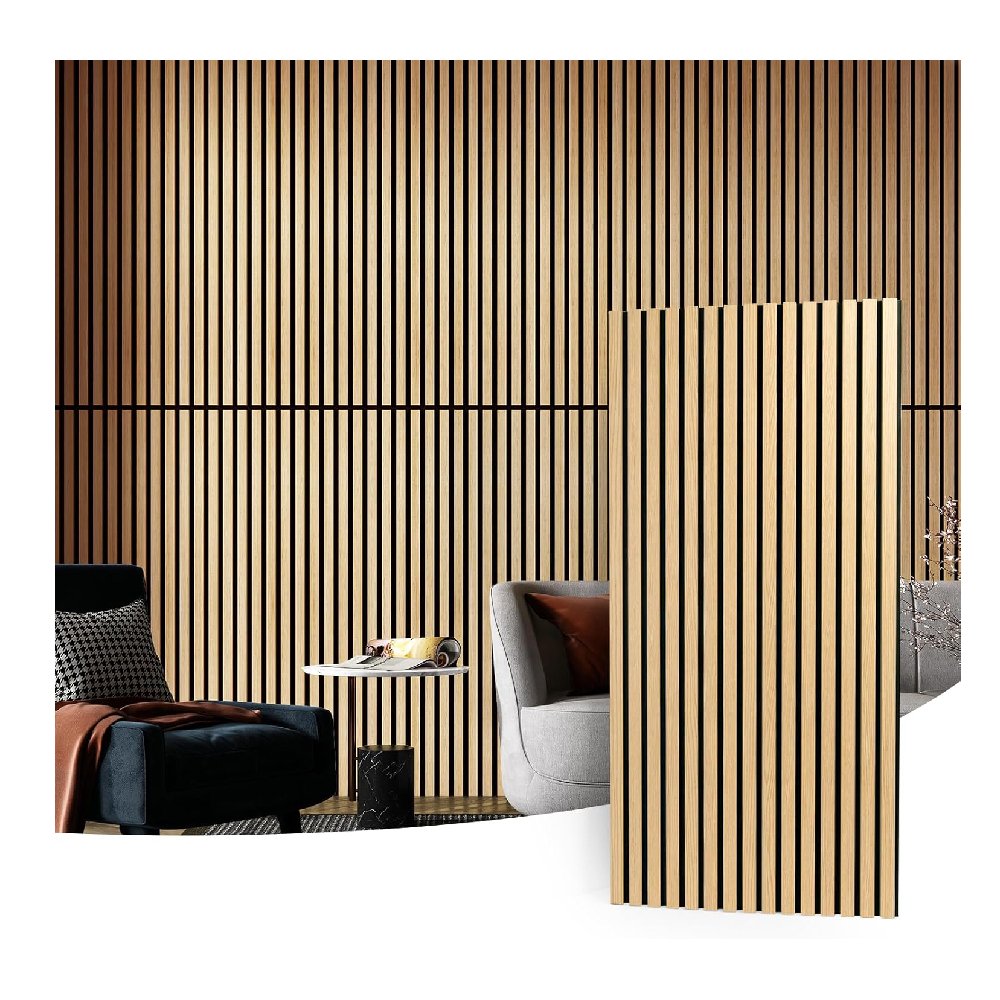 Acoustik Wall Panel Mahogany Wood Color 22mm